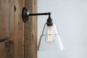 Straff Industrial Wall Light Holophane & Prismatic Wall Lights Great Lighting UK Ltd