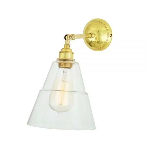 Straff Industrial Wall Light Holophane & Prismatic Wall Lights Great Lighting UK Ltd