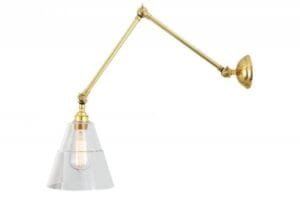 Lyx Adjustable Poster Light Glass & Globe Wall Lights Great Lighting UK Ltd