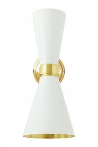 Cairo Contemporary Up and Down Wall Light Brass Wall Lights Great Lighting UK Ltd