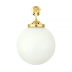 Bamako Globe Wall Light 25 cm Glass & Globe Wall Lights Great Lighting UK Ltd