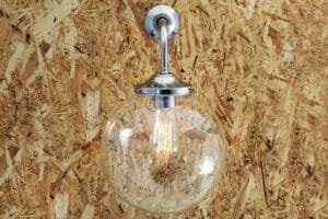 Bamako Globe Wall Light 25 cm Glass & Globe Wall Lights Great Lighting UK Ltd