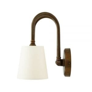 Uppsala Two-Arm Wall Light Fabric Wall Lights Great Lighting UK Ltd