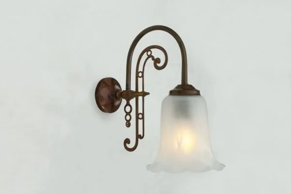Medan Wall Light Vintage Glass Wall Lights Great Lighting UK Ltd