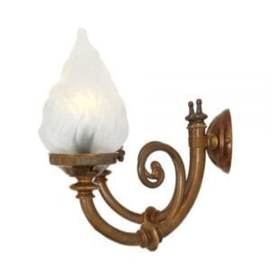 Darwin Two-Arm Wall Light Vintage Glass Wall Lights Great Lighting UK Ltd