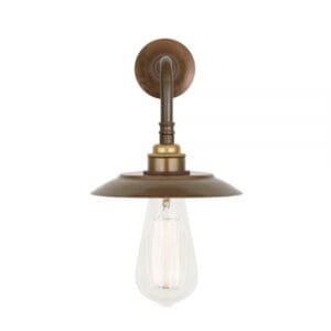 Reznor Industrial Wall Light Brass Bathroom Wall Sconces Great Lighting UK Ltd