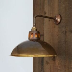 Paris Industrial Wall Light Brass Wall Lights Great Lighting UK Ltd