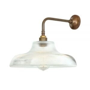 Mono Railway Wall Light 30 cm Holophane & Prismatic Wall Lights Great Lighting UK Ltd