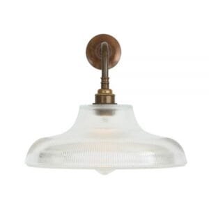 Mono Railway Wall Light 30 cm Holophane & Prismatic Wall Lights Great Lighting UK Ltd