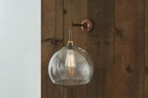 Eden Modern Wall Light 25 cm Glass & Globe Wall Lights Great Lighting UK Ltd