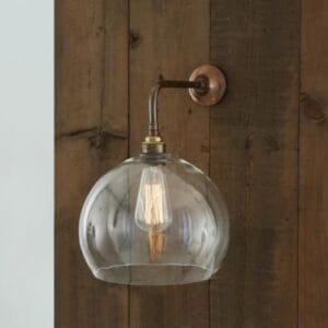 Eden Modern Wall Light 25 cm Glass & Globe Wall Lights Great Lighting UK Ltd