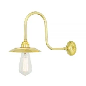 Reznor Wall Light Antique Brass Wall Lights Great Lighting UK Ltd