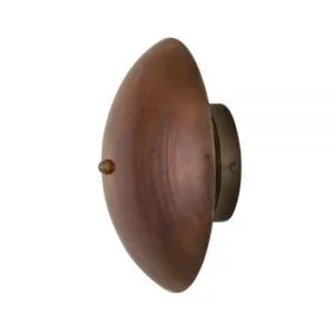 Luqa Brass Dish Wall Light Antique Brass Wall Lights Great Lighting UK Ltd