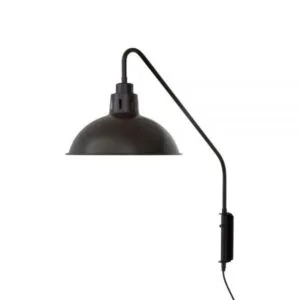 Mesa Vintage Swing Arm Wall Light Antique Brass Wall Lights Great Lighting UK Ltd