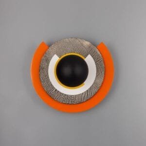 Mars Colourful Disc Wall Light Brass Wall Lights Great Lighting UK Ltd