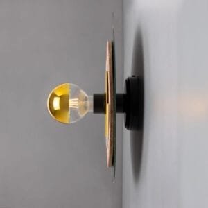 Jupiter Colourful Disc Wall Light Brass Wall Lights Great Lighting UK Ltd