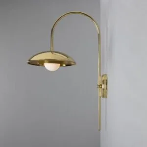 Marrakesh Art Deco Arc Wall Light 60cm Bedroom Wall Lights Great Lighting UK Ltd