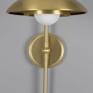 Marrakesh Art Deco Arc Wall Light 60cm Brass Wall Lights Great Lighting UK Ltd