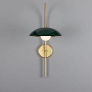 Marrakesh Art Deco Arc Wall Light 60cm Brass Wall Lights Great Lighting UK Ltd