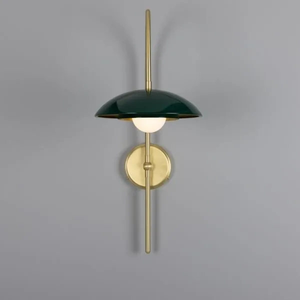 Marrakesh Art Deco Arc Wall Light 60cm Bedroom Wall Lights Great Lighting UK Ltd