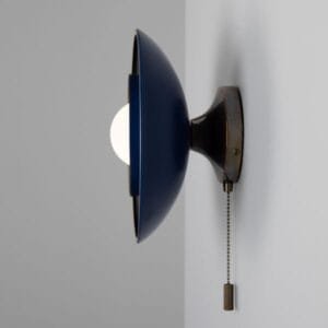 Marrakesh Art Deco Wall Light with Pull Chain 25cm Brass Wall Lights Great Lighting UK Ltd