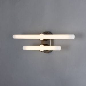 Valencia Double Bathroom Mirror Light IP20 Brass Bathroom Wall Sconces Great Lighting UK Ltd