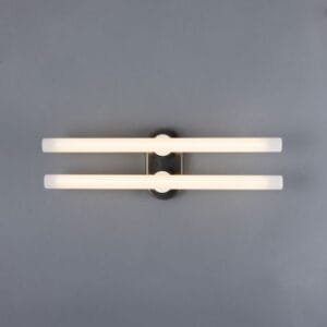 Valencia Double Bathroom Mirror Light IP20 Brass Bathroom Wall Sconces Great Lighting UK Ltd