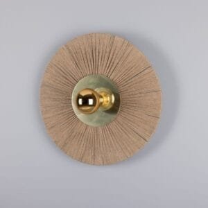 Syracuse Raffia Rope 54cm Wall Light Raffia Wall Lights Great Lighting UK Ltd