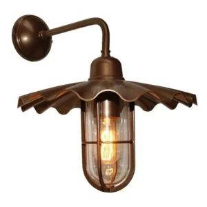 Ardle A Well Glass Wall Light IP65 Industrial Wall Lights Great Lighting UK Ltd
