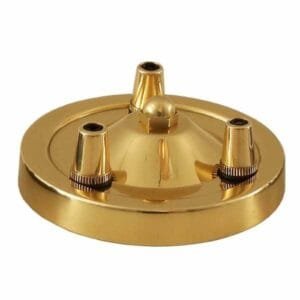 Vintage Multi-Outlet Ceiling Rose (1-5 Outlets) Brass Parts Great Lighting UK Ltd