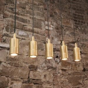 Ennis IP44 Bathroom Pendant Light or IP65 Outside Brass Pendants Great Lighting UK Ltd