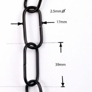 Light Link Chain for Hanging Lights 2.8mm Brass Parts Great Lighting UK Ltd