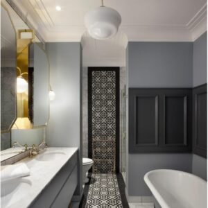 Traditional Schoolhouse Glass Pendant Light | The Anath IP44 Bathroom Pendant & Ceiling Lights Great Lighting UK Ltd