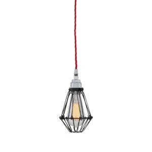 Praia Black Industrial Cage Pendant Industrial Cage Lights Great Lighting UK Ltd