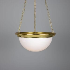 Leighlan Dome Pendant Light 40cm Holophane Pendants Great Lighting UK Ltd