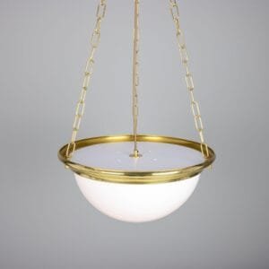 Leighlan Dome Pendant Light 40cm Holophane Pendants Great Lighting UK Ltd