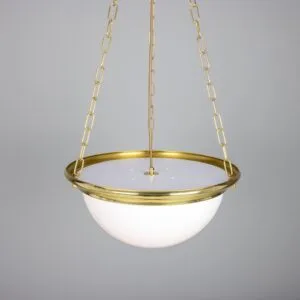 Leighlan Dome Pendant Light 40cm Holophane Pendants Great Lighting UK Ltd