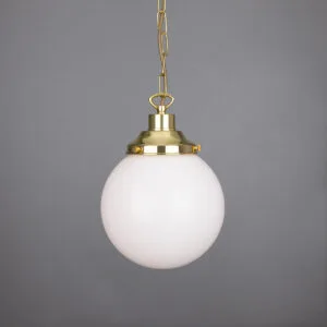 Yerevan Globe Pendant Light 20 cm Glass and Globe Lights Great Lighting UK Ltd