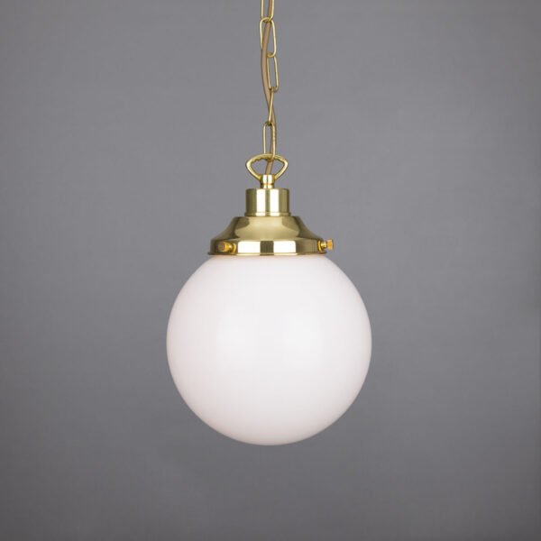 Yerevan Globe Pendant Light 20 cm Glass & Globe Lights Great Lighting UK Ltd