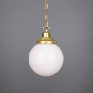 Yerevan Globe Pendant Light 20 cm Glass & Globe Lights Great Lighting UK Ltd