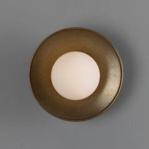 Aosta Coloured Bathroom Disc Wall Light Kitchen Wall Lights Great Lighting UK Ltd