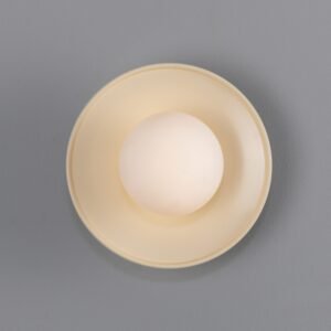 Aosta Coloured Bathroom Disc Wall Light Bathroom Wall Lights Great Lighting UK Ltd