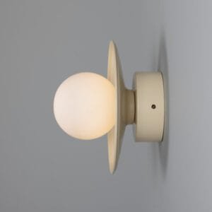 Aosta Coloured Bathroom Disc Wall Light Kitchen Wall Lights Great Lighting UK Ltd