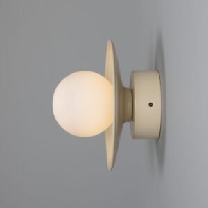 Aosta Coloured Bathroom Disc Wall Light Bathroom Wall Lights Great Lighting UK Ltd