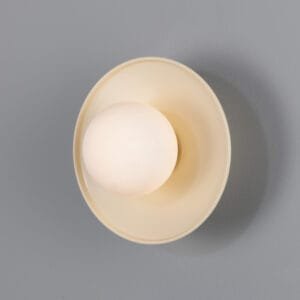 Aosta Coloured Bathroom Disc Wall Light Kitchen Wall Lights Great Lighting UK Ltd