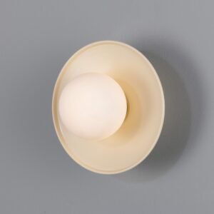 Aosta Coloured Bathroom Disc Wall Light Bathroom Wall Lights Great Lighting UK Ltd