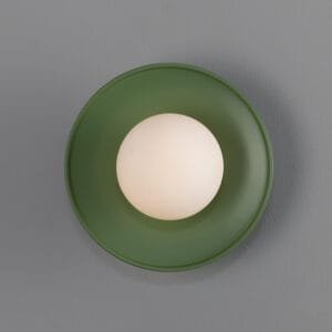 Aosta Coloured Bathroom Disc Wall Light Kitchen Wall Lights Great Lighting UK Ltd