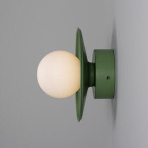 Aosta Coloured Bathroom Disc Wall Light Kitchen Wall Lights Great Lighting UK Ltd