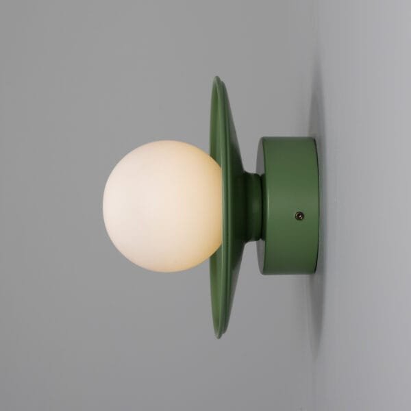 Aosta Coloured Bathroom Disc Wall Light Kitchen Wall Lights Great Lighting UK Ltd