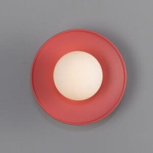 Aosta Coloured Bathroom Disc Wall Light Kitchen Wall Lights Great Lighting UK Ltd